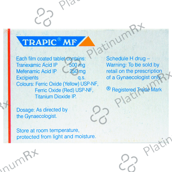 Trapic MF 250/500mg Tablet 10s