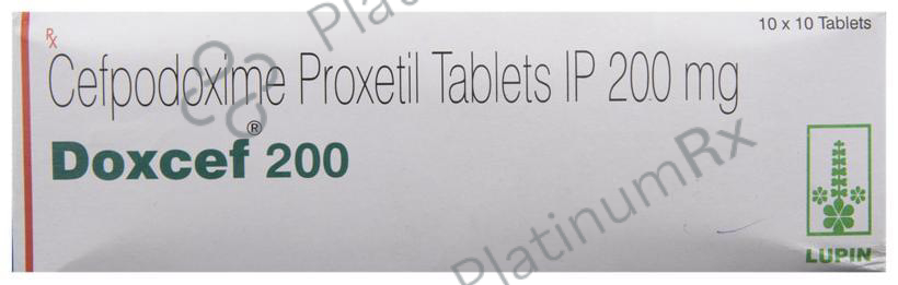 Doxcef 200mg Tablet 10s