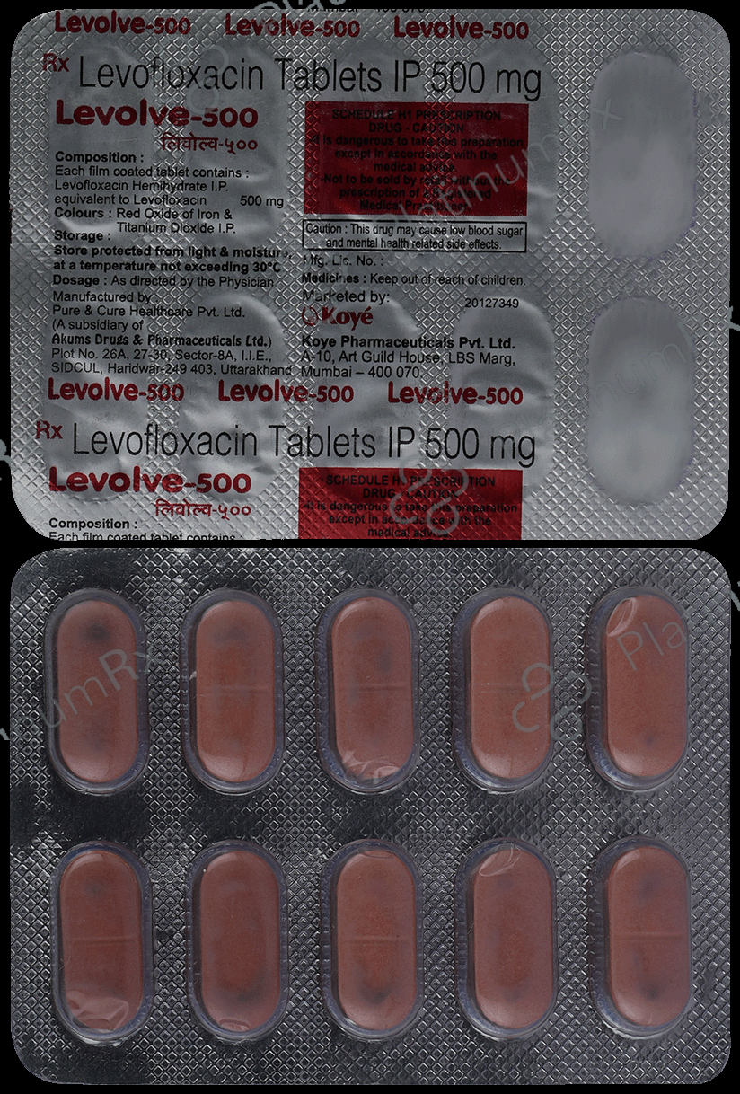 Levolve 500mg Tablet