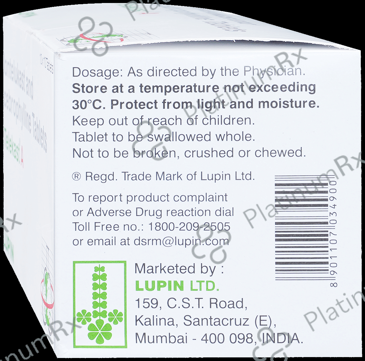 Telekast A 200/10mg Tablet PR 10s