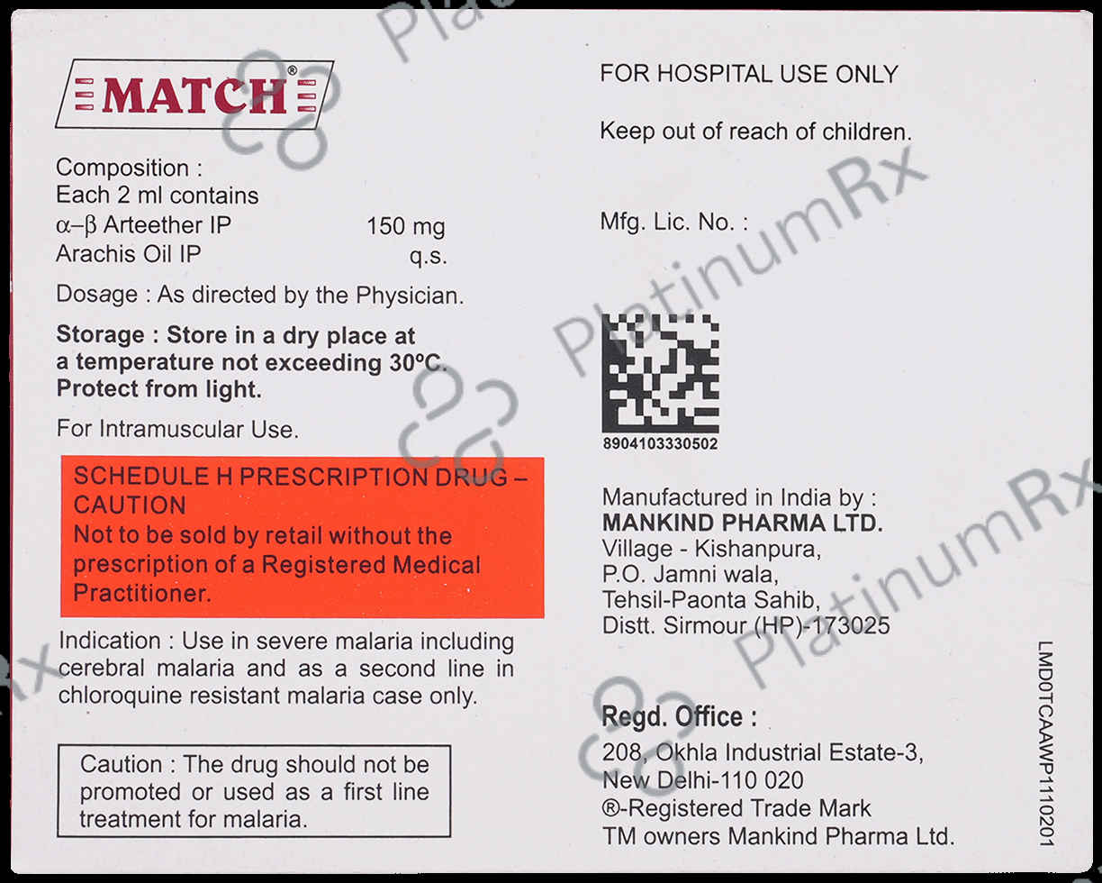 Match 150mg Injection 2 Injection