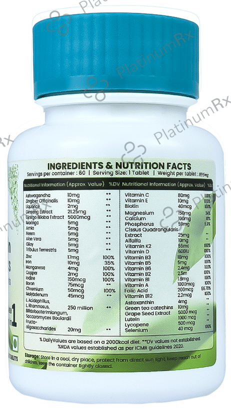 Sprowt Multivitamin Probiotics -+ 45 Ingredients Tablet