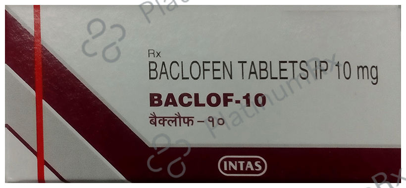 Baclof 10mg Tablet 10s