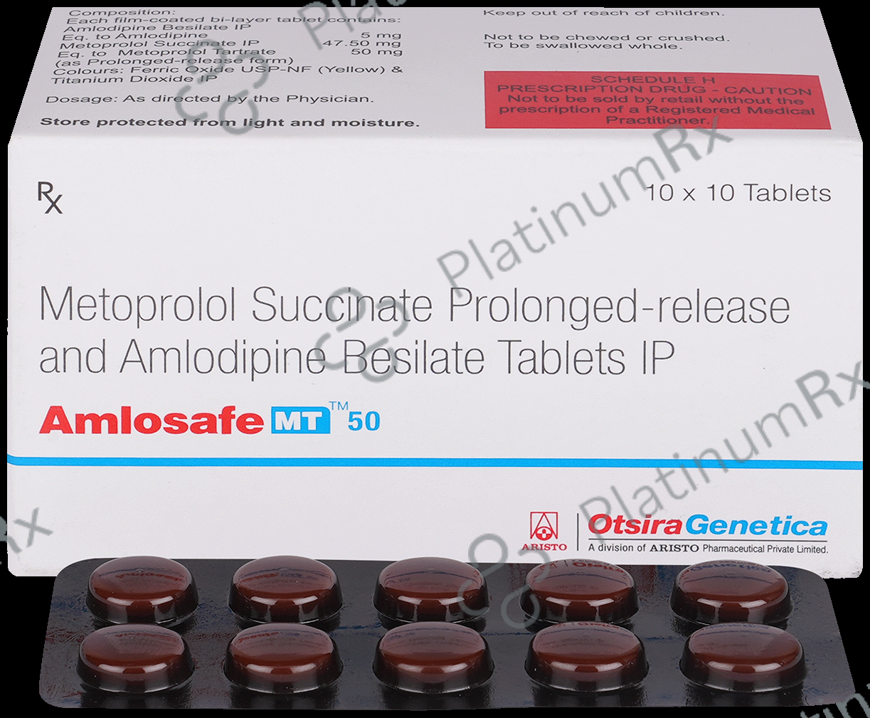 Amlosafe MT 50 5/47.5mg Tablet PR 10s