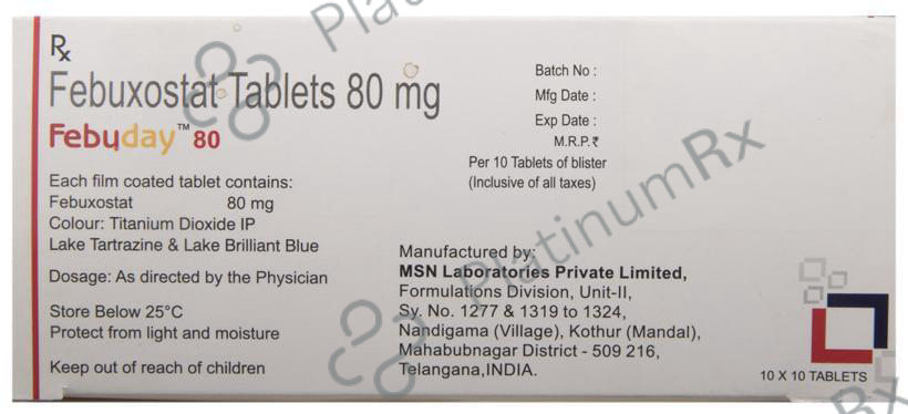 Febuday 80 Tablet