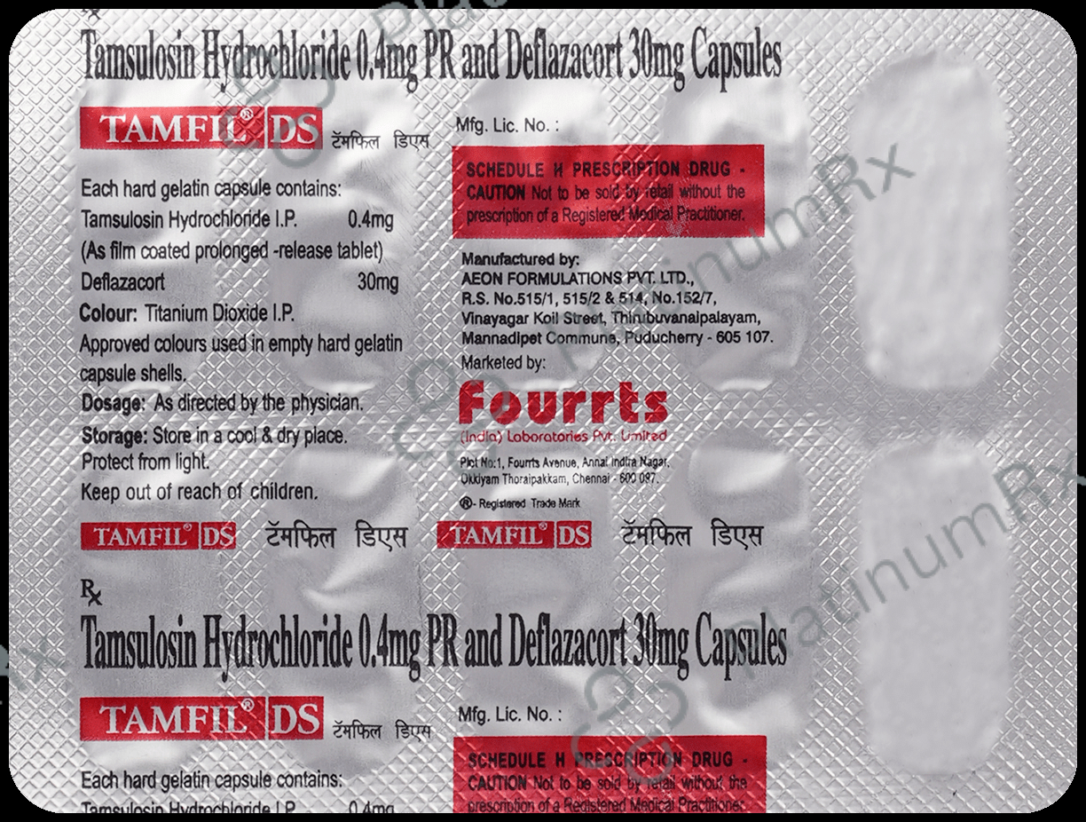 Tamfil DS 30/0.4mg Capsule PR 10s