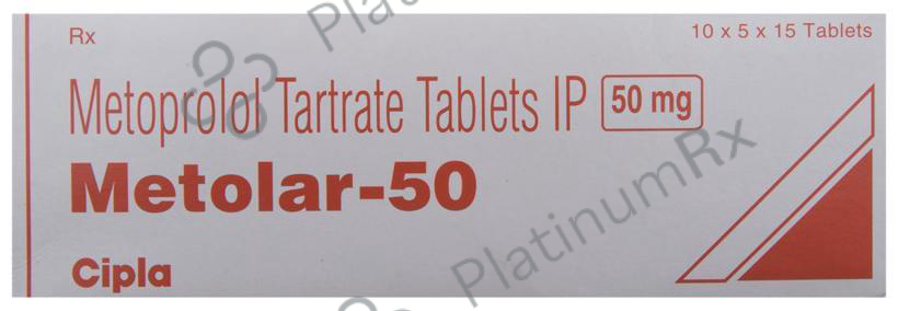Metolar 50mg Tablet 15s