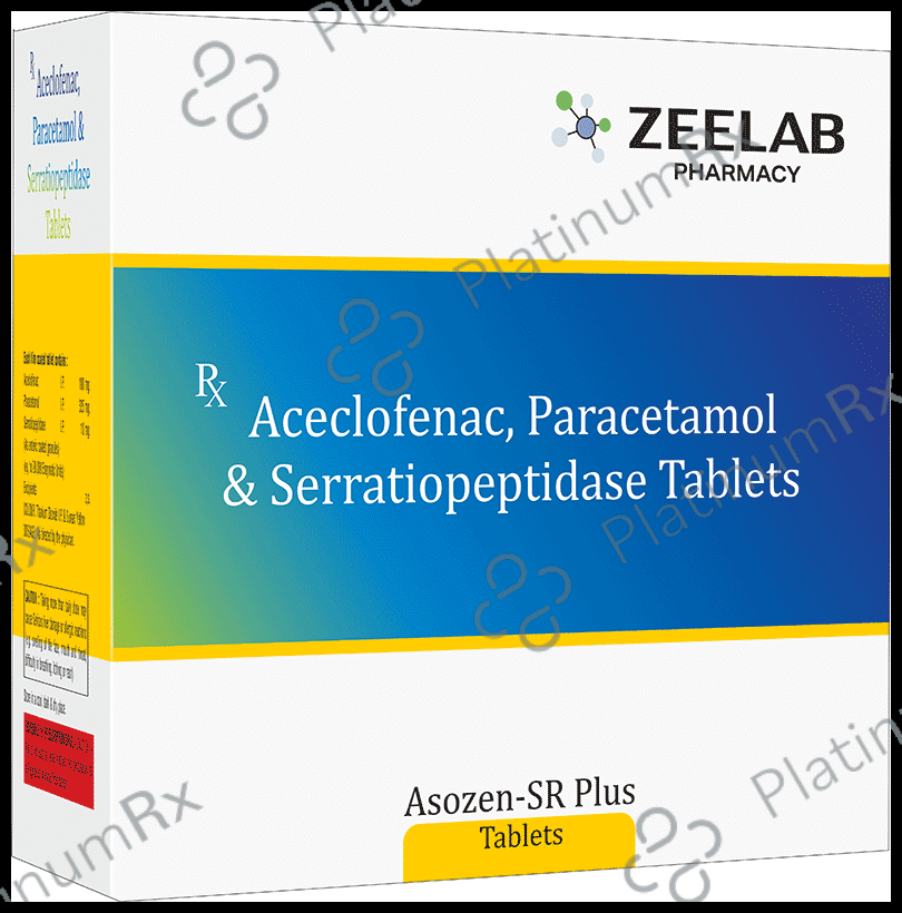 Asozen SR Plus 100mg/325mg/10mg Tablet