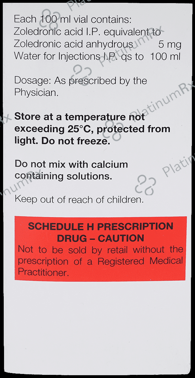 Zolephos 5mg Infusion 100ml