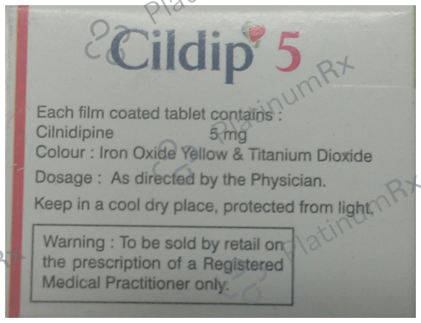 Cildip 5mg Tablet 10s