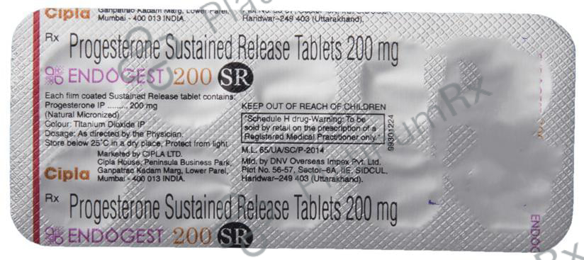 Endogest 200mg SR Tablet 10s