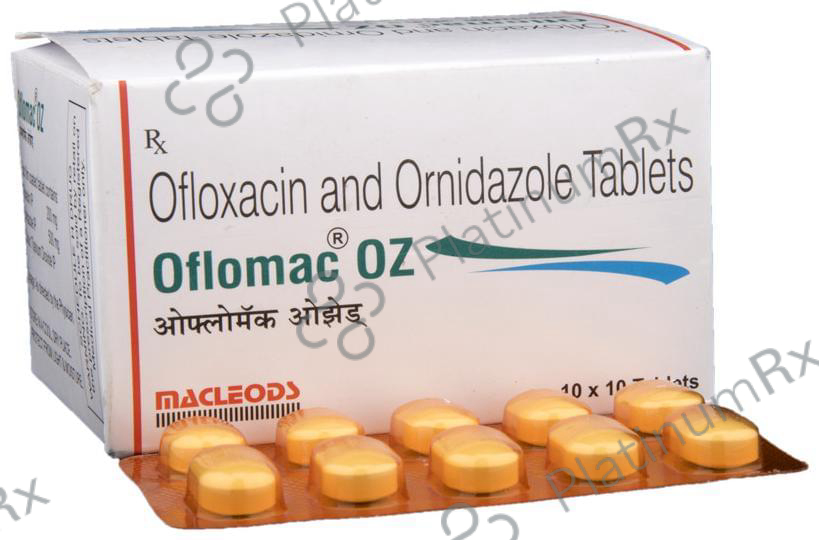Oflomac OZ 200/500mg Tablet 10s