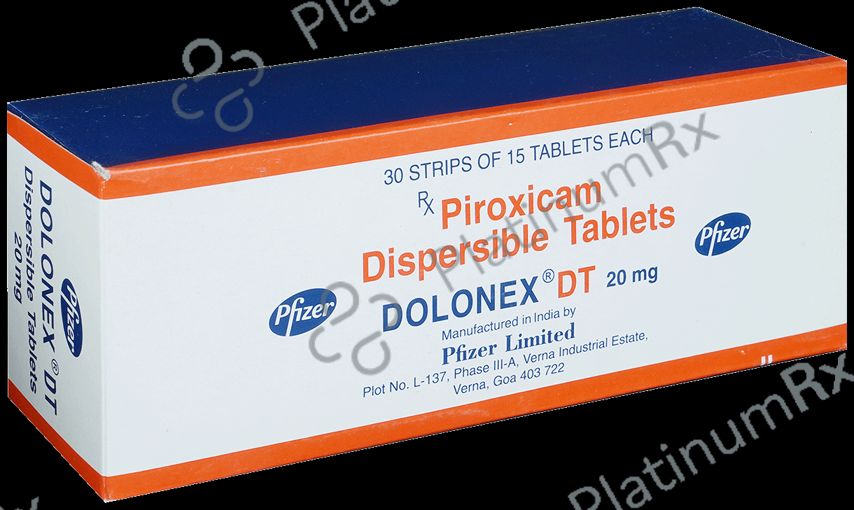 Dolonex DT 20mg Tablet 15s
