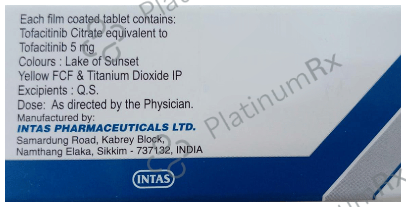 Intajac 5mg Tablet 10 Tablet