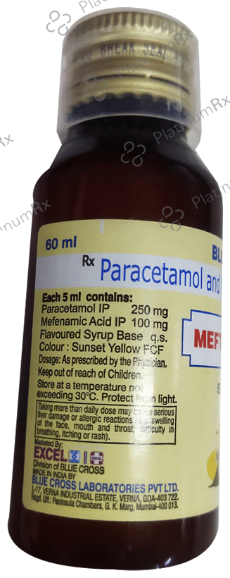 Meftagesic DS 100/250mg Suspension 60ml