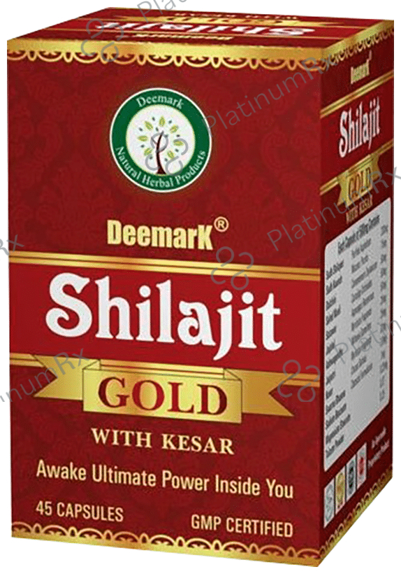 Deemark Shilajit Gold with Kesar (45 Each) 1 Bottle