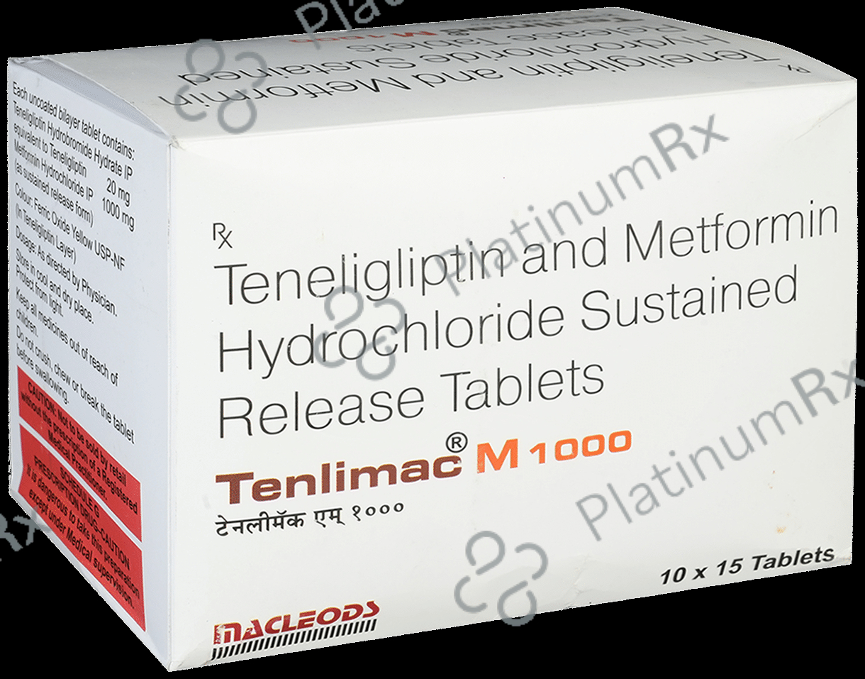 Tenlimac M 1000/20mg Tablet SR 15s