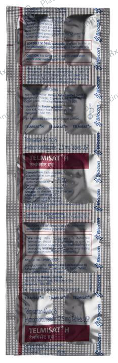Telmisat H 12.5/40mg Tablet 10s