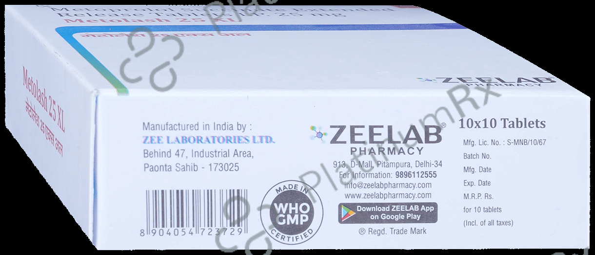 Metolash XL 25mg Tablet ER