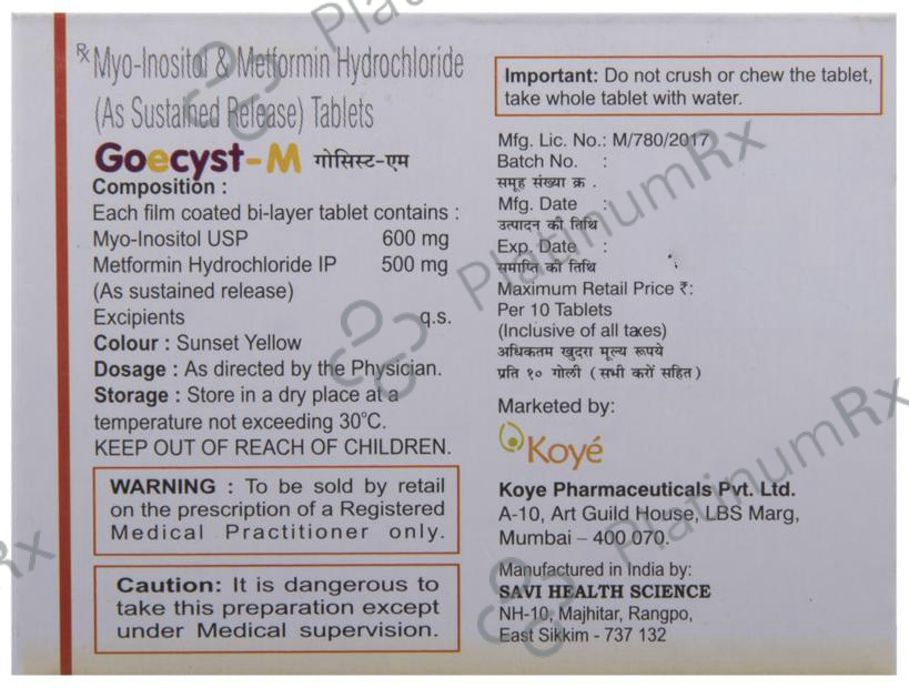 Goecyst-M Tablet SR