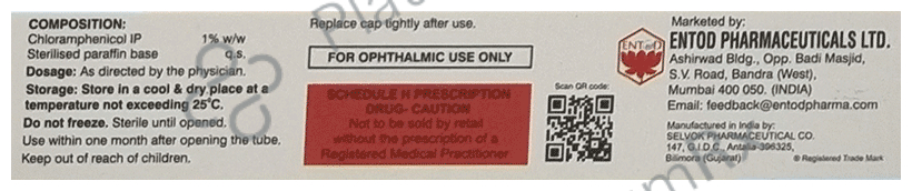 Optichlor SL 1% Eye Ointment 5gm