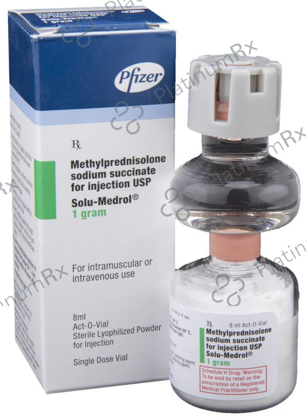 Solu Medrol 1gm Injection 8ml