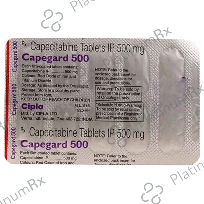 Capegard 500mg Tablet 10s