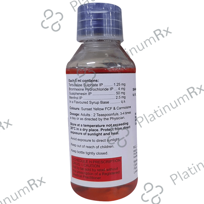 Bro Cofdex Syrup Raspberry 100ml