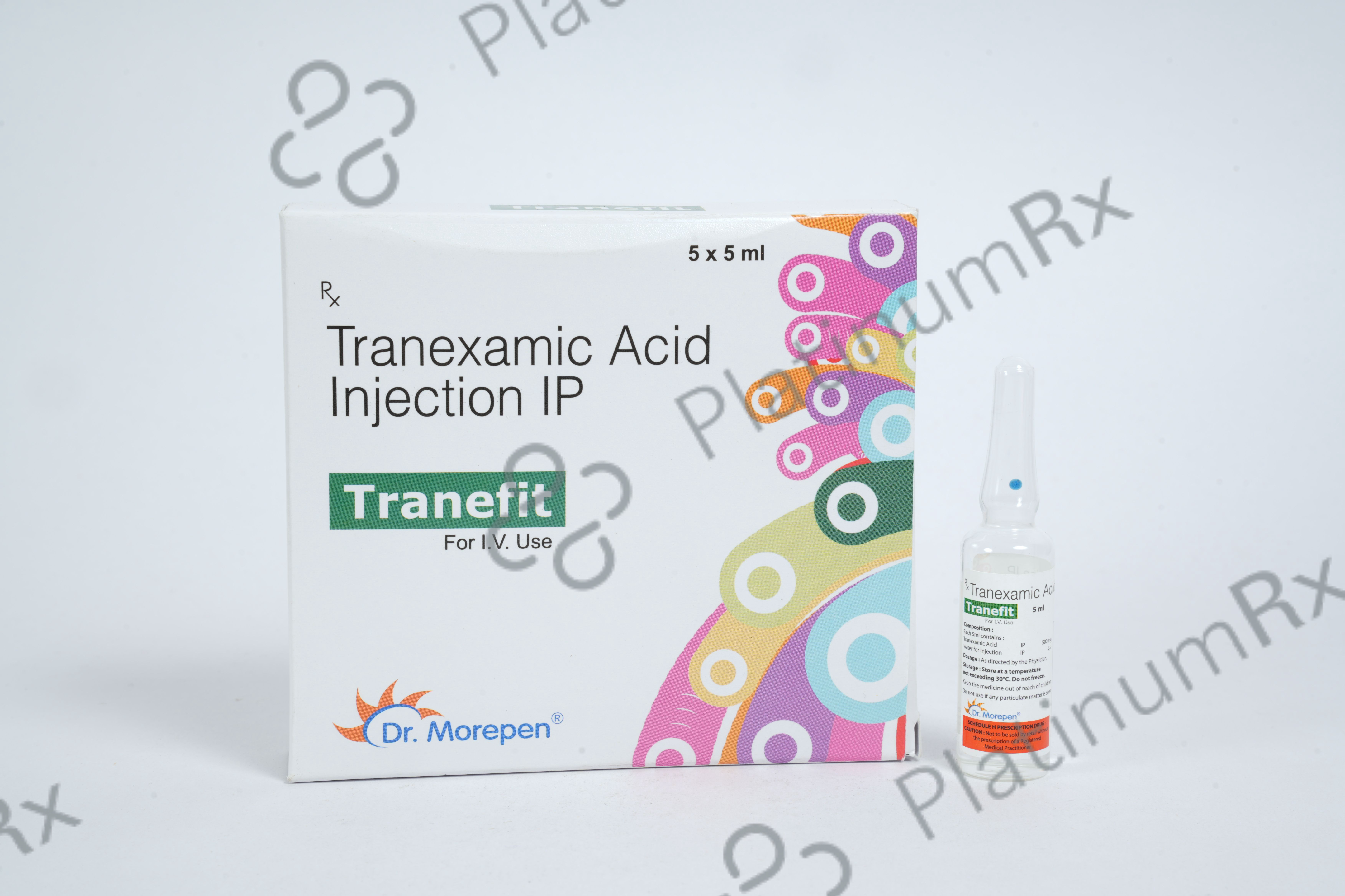 Tranefit 500mg Injection 5ml