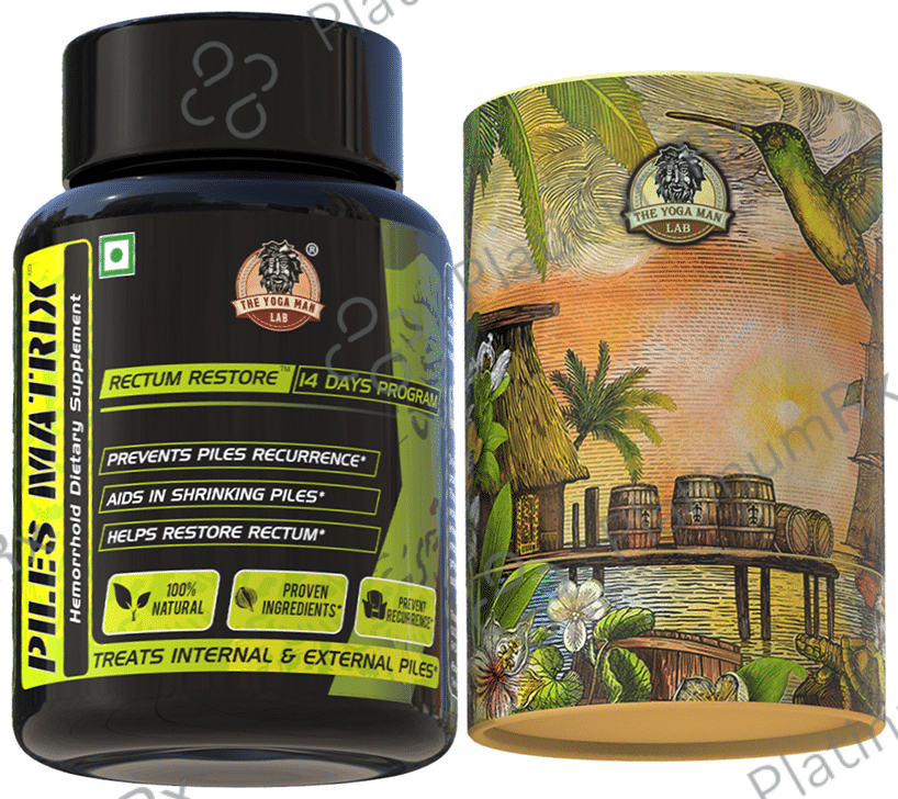 The Yoga Man Lab Piles Matrix Rectum Restore Capsule