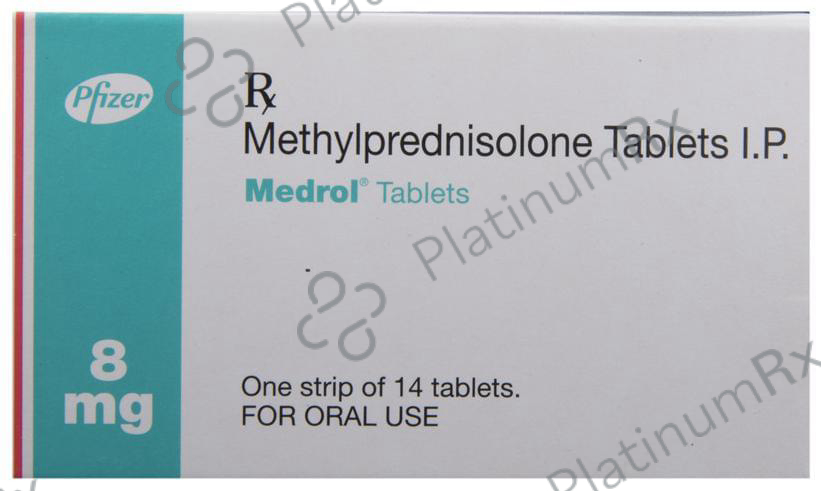 Medrol 8mg Tablet 14s