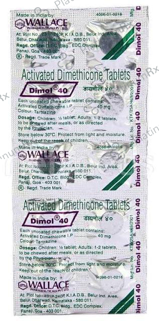 Dimol 40mg Tablet 10s