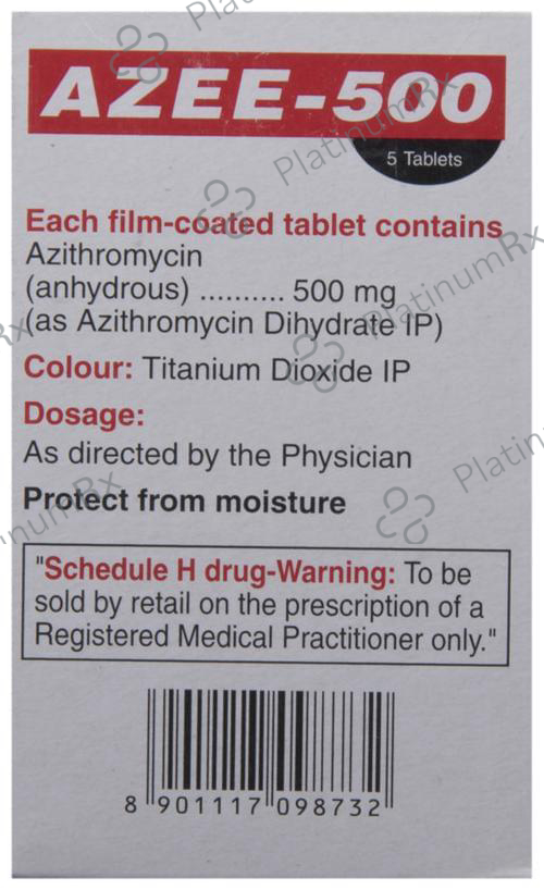 Azee 500mg Tablet 5s
