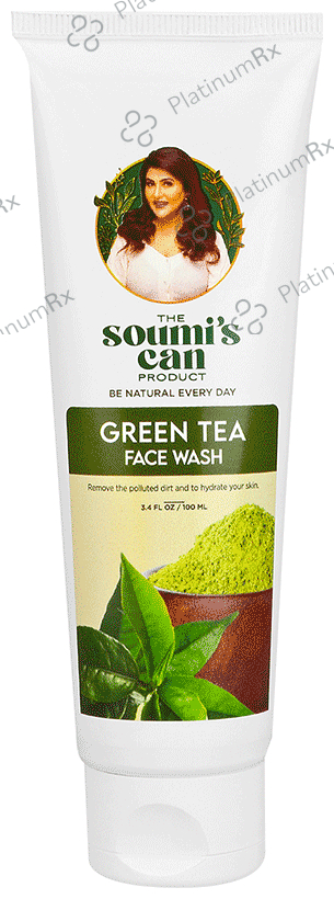The Soumi's Can Product Green Tea Face Wash