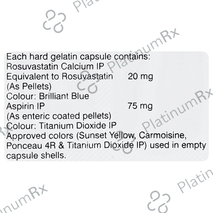 Roseday A 20/75mg Capsule 10s