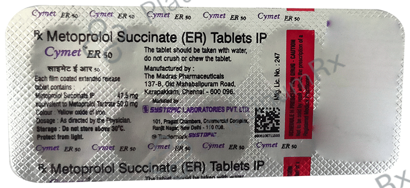Cymet ER 50mg Tablet 10s