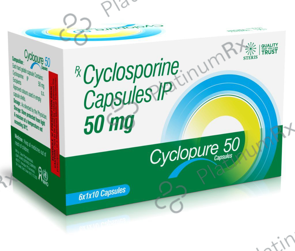Cyclopure 50mg Capsule 10s