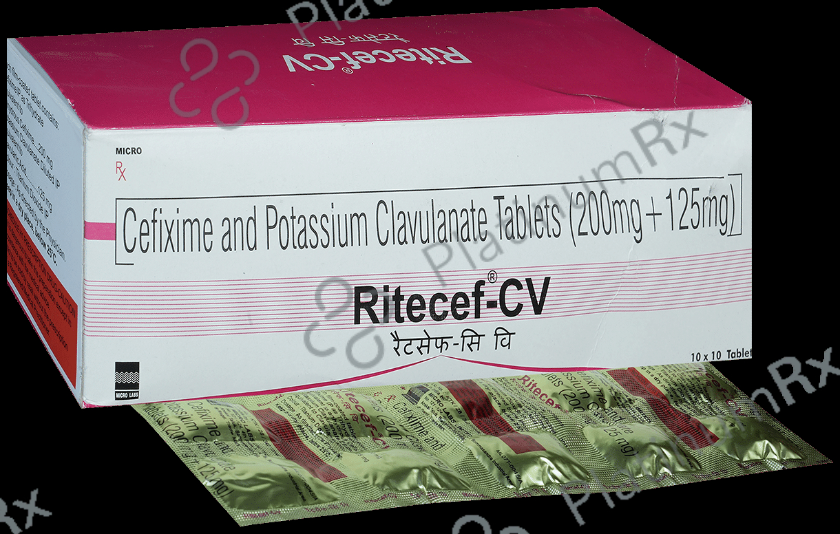 Ritecef CV 200/125mg Tablet 10s