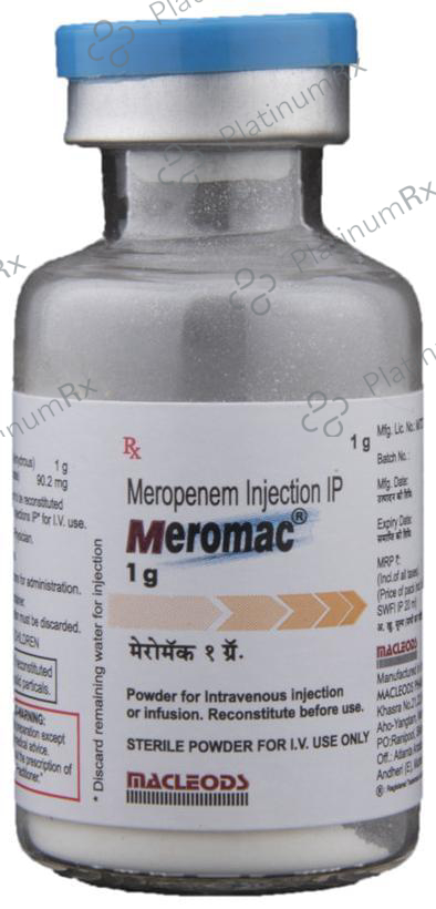Meromac 1gm Powder For Injection 1s