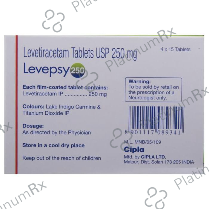 Levepsy 250mg Tablet 15s