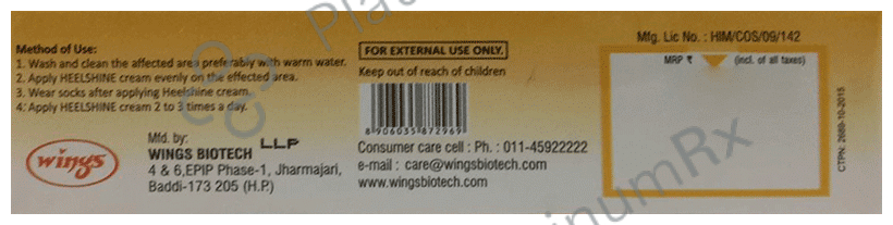 Wings Heelshine Cream (30gm Each)