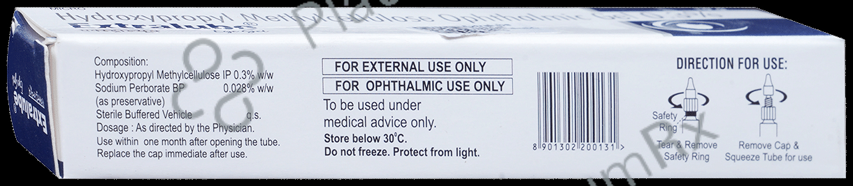 Extralube 0.3% Ophthalmic Gel 10gm