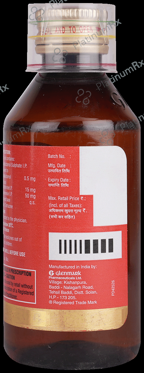 Ascoril LS Junior 15/50/0.5mg Syrup 100ml