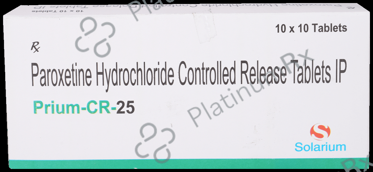 Prium 25mg Tablet CR