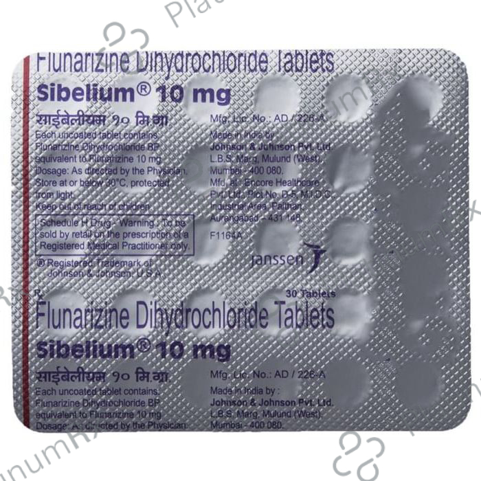 Sibelium 10mg Tablet 30s