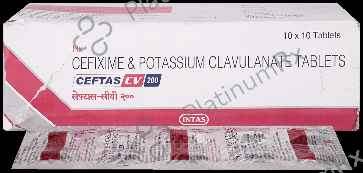 Ceftas CV 200/125mg Tablet 10s