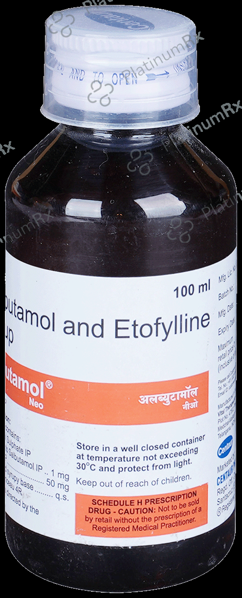 Albutamol Neo 50/1mg Syrup 100ml