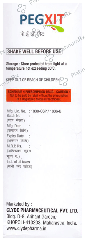 Pegxit Oral Solution 200 Oral Solution