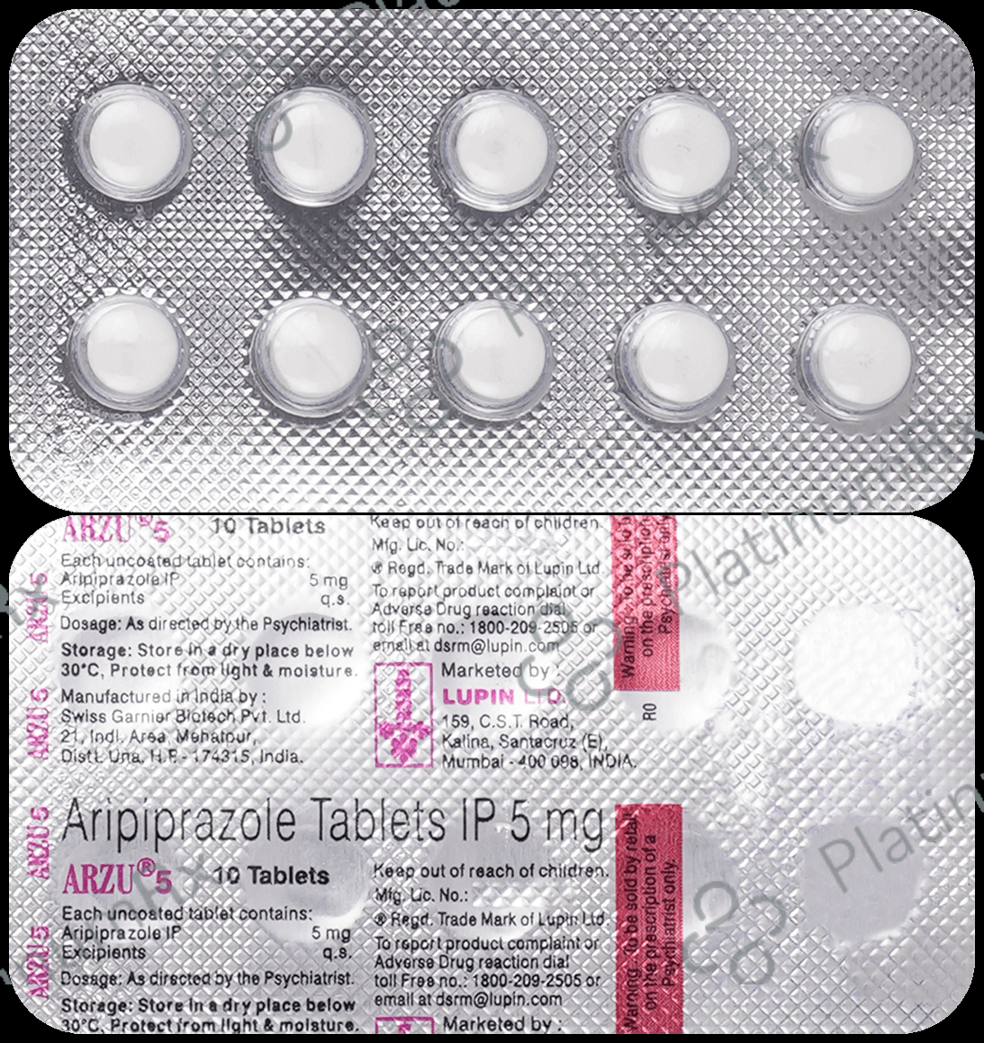 Arzu 5mg Tablet