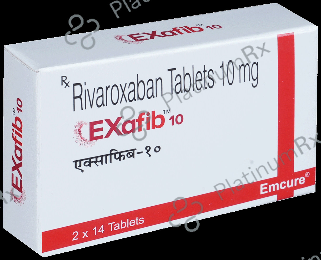 Exafib 10mg Tablet 14s